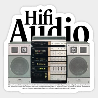 Hifi - Audio Sticker